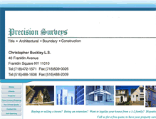 Tablet Screenshot of precisionsurveys.net