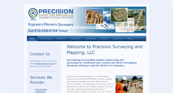 Desktop Screenshot of precisionsurveys.us